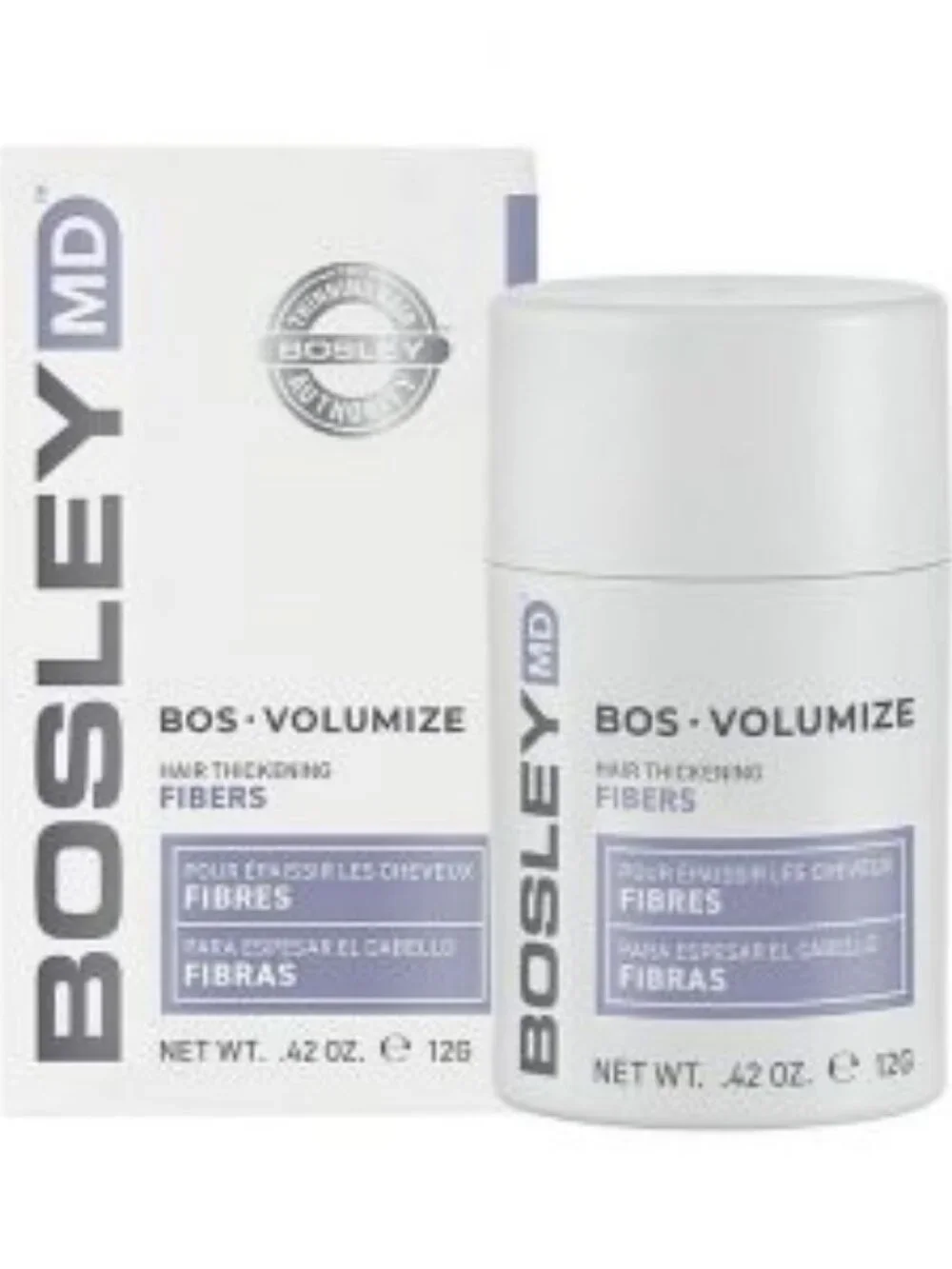 BosleyMD BosVolumize Hair Thickening Fibers 0.42/ Black